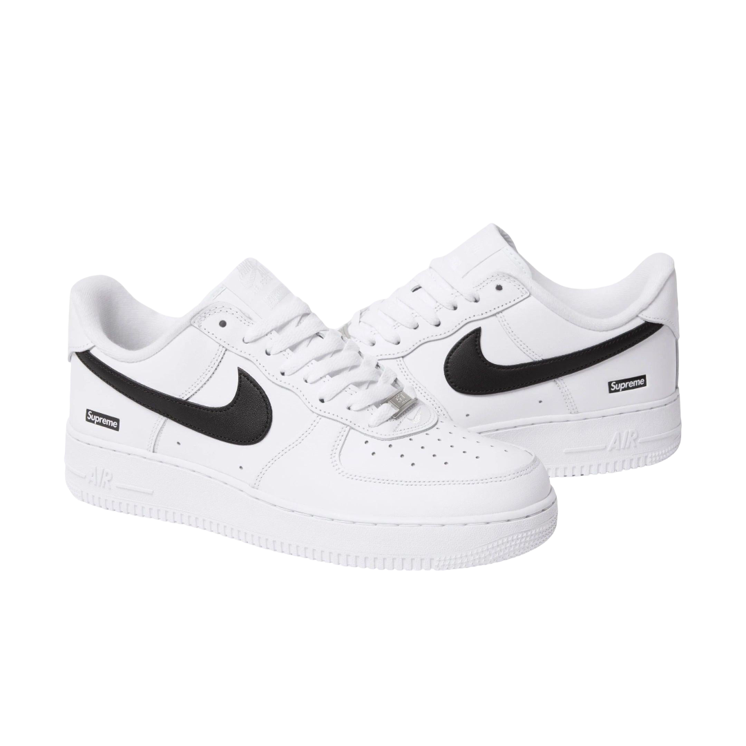 (Men's) Nike Air Force 1 Low SP x Supreme "Box Logo" White / Black (2025) [CU9225-102] Sneakers in White | FOOT NINJAS {2}