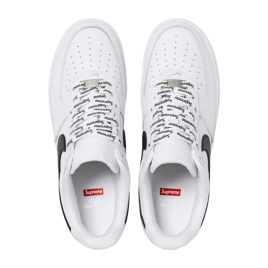 (Men's) Nike Air Force 1 Low SP x Supreme "Box Logo" White / Black (2025) [CU9225-102] Sneakers in White | FOOT NINJAS {3}