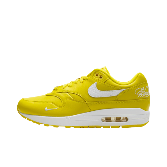 (Men's) Nike Air Max 1 '87 SP x Supreme "Speed Yellow" (2025) [HF8813-700] Sneakers in Yellow | FOOT NINJAS {1}