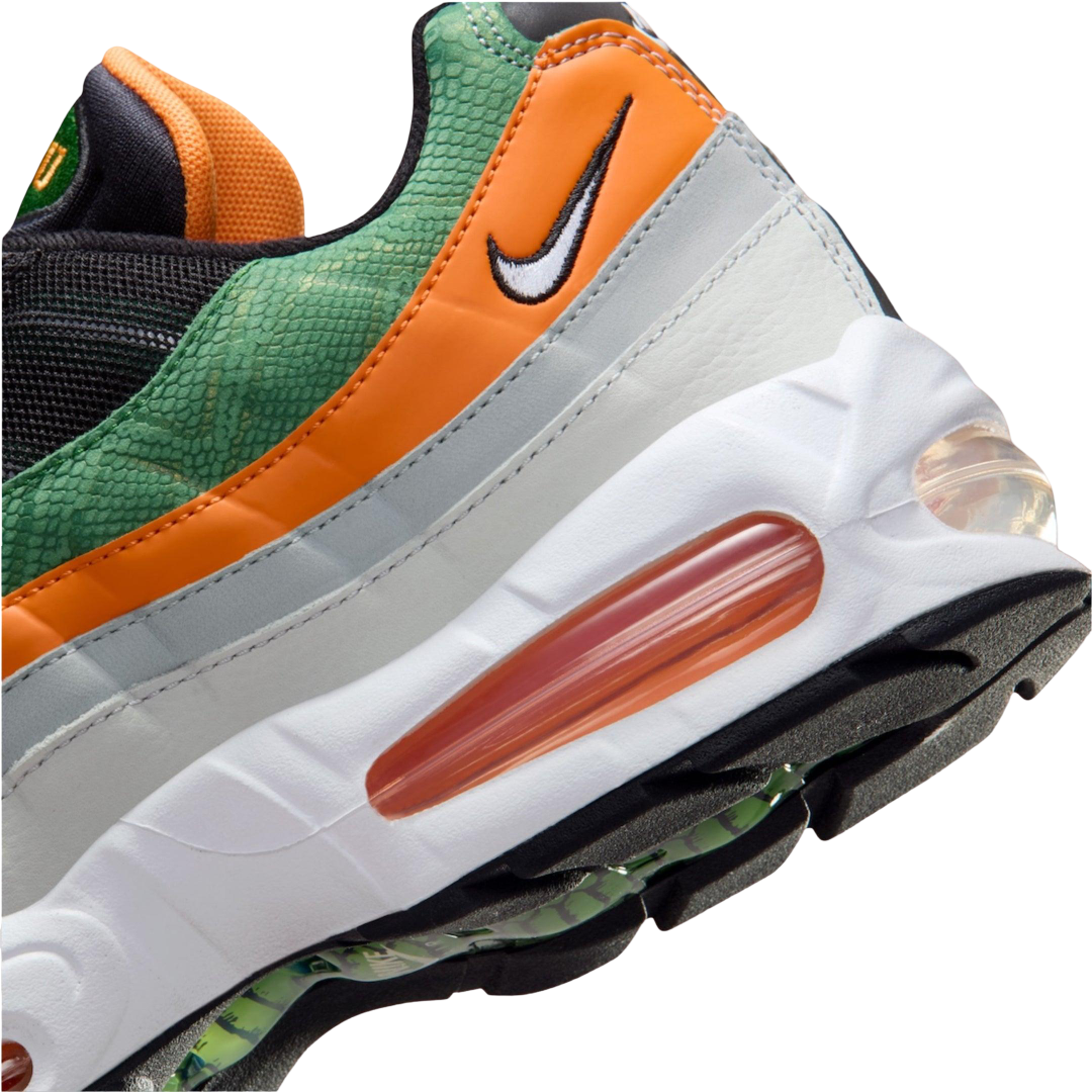 (Men's) Nike Air Max 95 YR Yardrunners "FAMU Florida A&M University / Orange Horizon" (2025) [II7272-001] Sneakers in Multicolor | FOOT NINJAS {9}