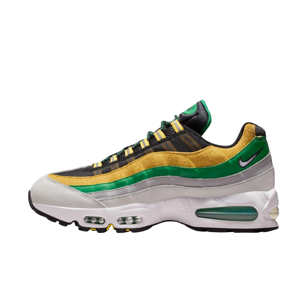 (Men's) Nike Air Max 95 YR Yardrunners "Norfolk State University / Court Green" (2025) [IO8310-001] Sneakers in Multicolor | FOOT NINJAS {1}