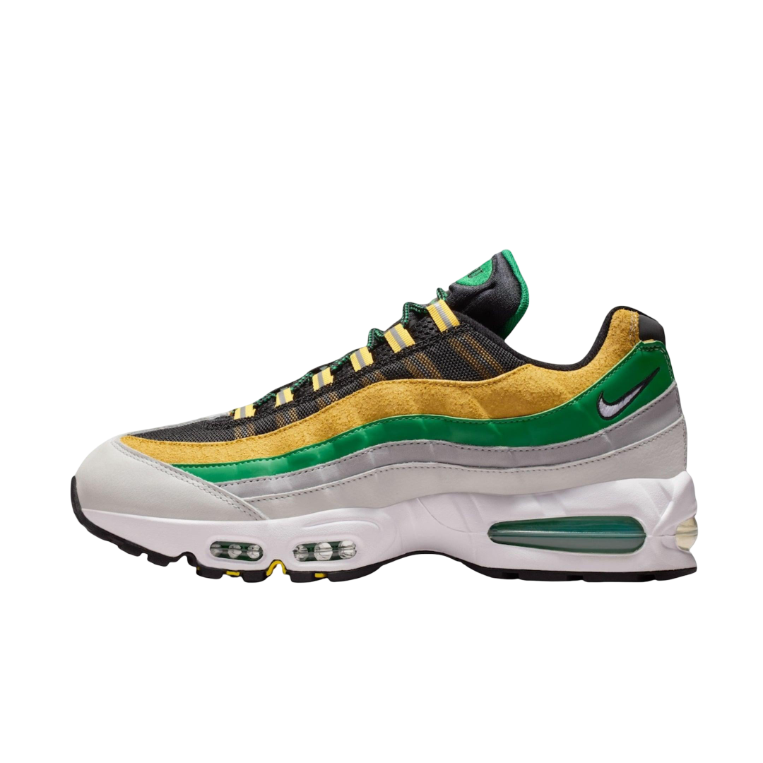 (Men's) Nike Air Max 95 YR Yardrunners "Norfolk State University / Court Green" (2025) [IO8310-001] Sneakers in Multicolor | FOOT NINJAS {1}