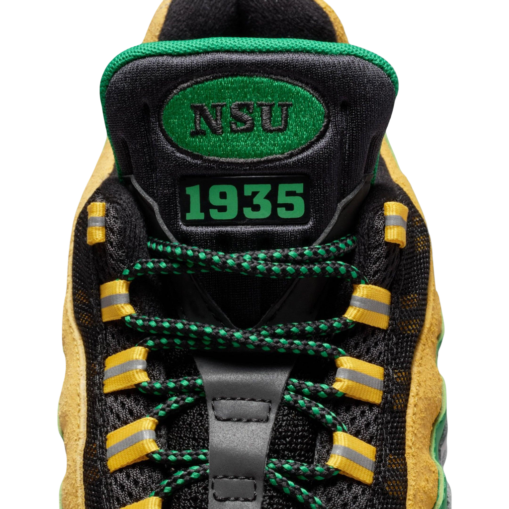 (Men's) Nike Air Max 95 YR Yardrunners "Norfolk State University / Court Green" (2025) [IO8310-001] Sneakers in Multicolor | FOOT NINJAS {7}