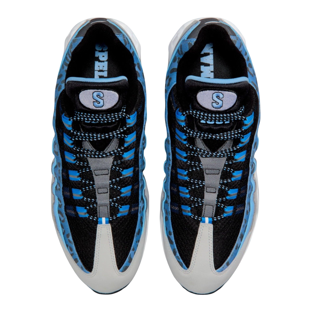 (Men's) Nike Air Max 95 YR Yardrunners "Spelman College / Cobalt Pulse" (2025) [II7275-001] Sneakers in Blue | FOOT NINJAS {4}