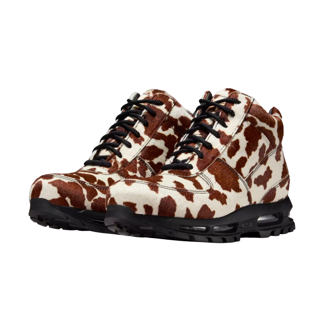 (Men's) Nike Air Max Goadome ACG Pony Hair "Cow Print Sail / Cacao Wow" (2025) [IO4635-100] Sneakers in Multicolor | FOOT NINJAS {3}