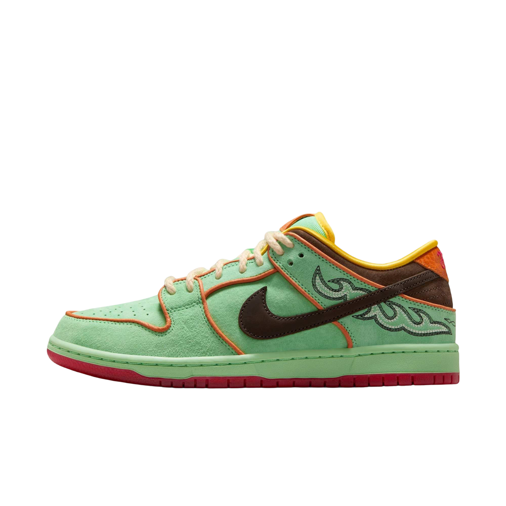 (Men's) Nike SB Dunk Low Pro QS "Rodeo Tourmaline / BHM" (2025) [HF3058-300] Sneakers in Green | FOOT NINJAS {1}