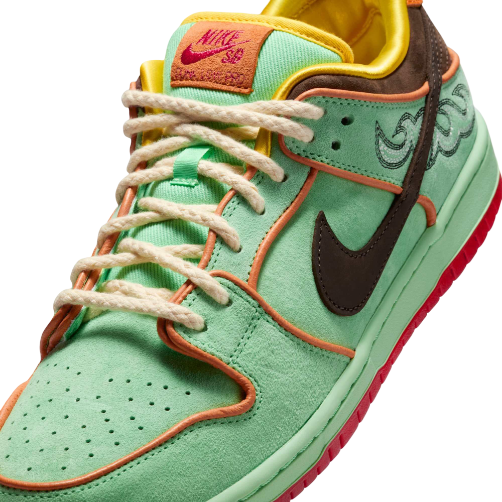(Men's) Nike SB Dunk Low Pro QS "Rodeo Tourmaline / BHM" (2025) [HF3058-300] Sneakers in Green | FOOT NINJAS {7}