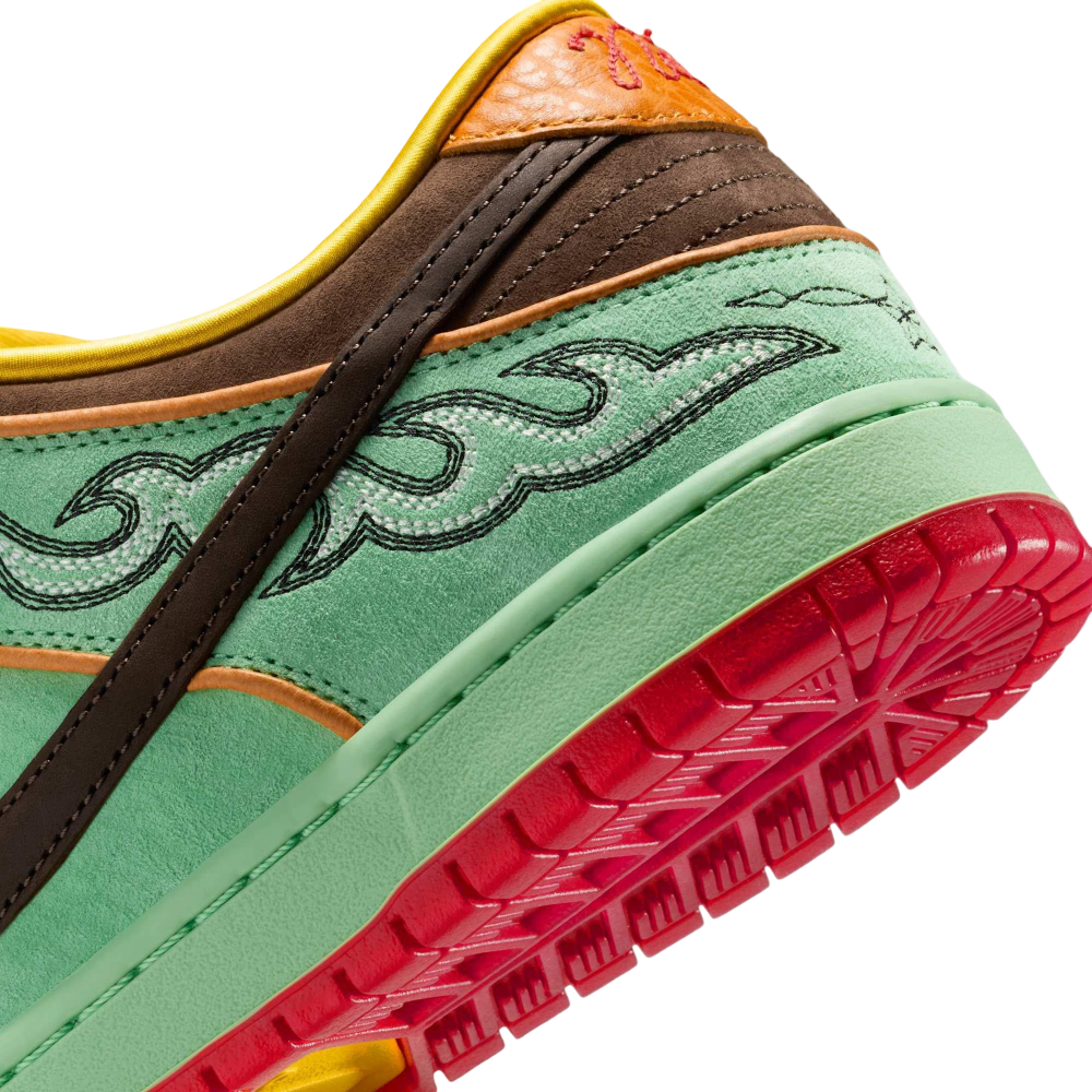 (Men's) Nike SB Dunk Low Pro QS "Rodeo Tourmaline / BHM" (2025) [HF3058-300] Sneakers in Green | FOOT NINJAS {8}