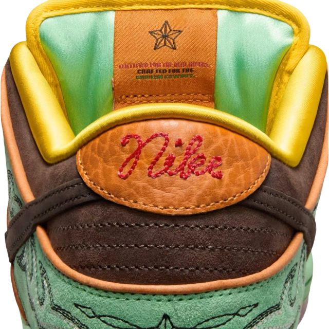 (Men's) Nike SB Dunk Low Pro QS "Rodeo Tourmaline / BHM" (2025) [HF3058-300] Sneakers in Green | FOOT NINJAS {9}
