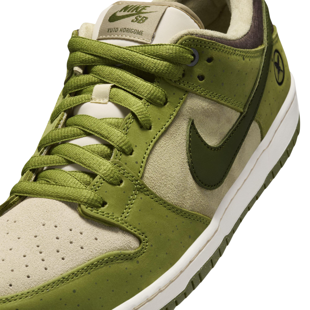 (Men's) Nike SB Dunk Low Pro x Yuto Horigome "Matcha / Asparagus" (2025) [HF8022-300] Sneakers in Green | FOOT NINJAS {7}