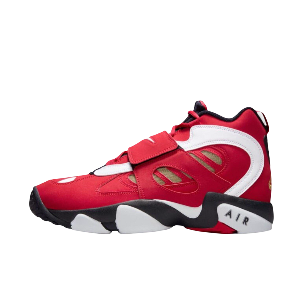 (Men's) Nike Air Diamond Turf 2 OG "Prime Red / Metallic Gold" (2026) [HQ2631-600] Sneakers in Red | FOOT NINJAS {1}