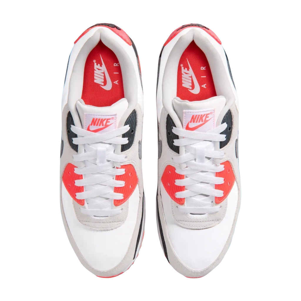 (Men's) Nike Air Max 90 "Infrared" (2026) [IU1055-100] Sneakers in Red | FOOT NINJAS {4}