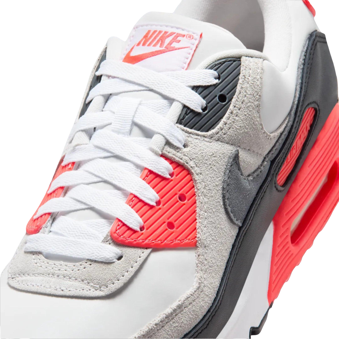 (Men's) Nike Air Max 90 "Infrared" (2026) [IU1055-100] Sneakers in Red | FOOT NINJAS {7}