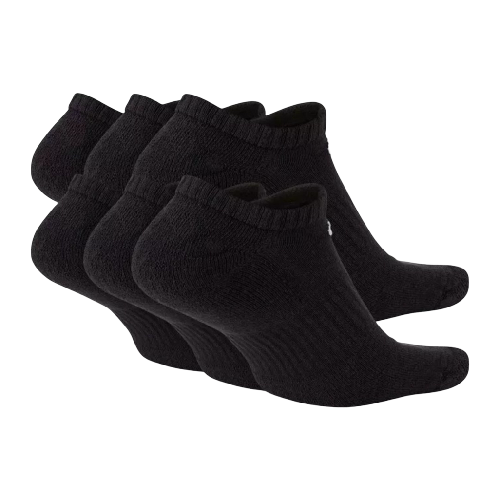 Nike Dri-FIT Everyday Cushioned Training No-Show Socks (6 Pack) Black [SX7675-010] | FOOT NINJAS {2}