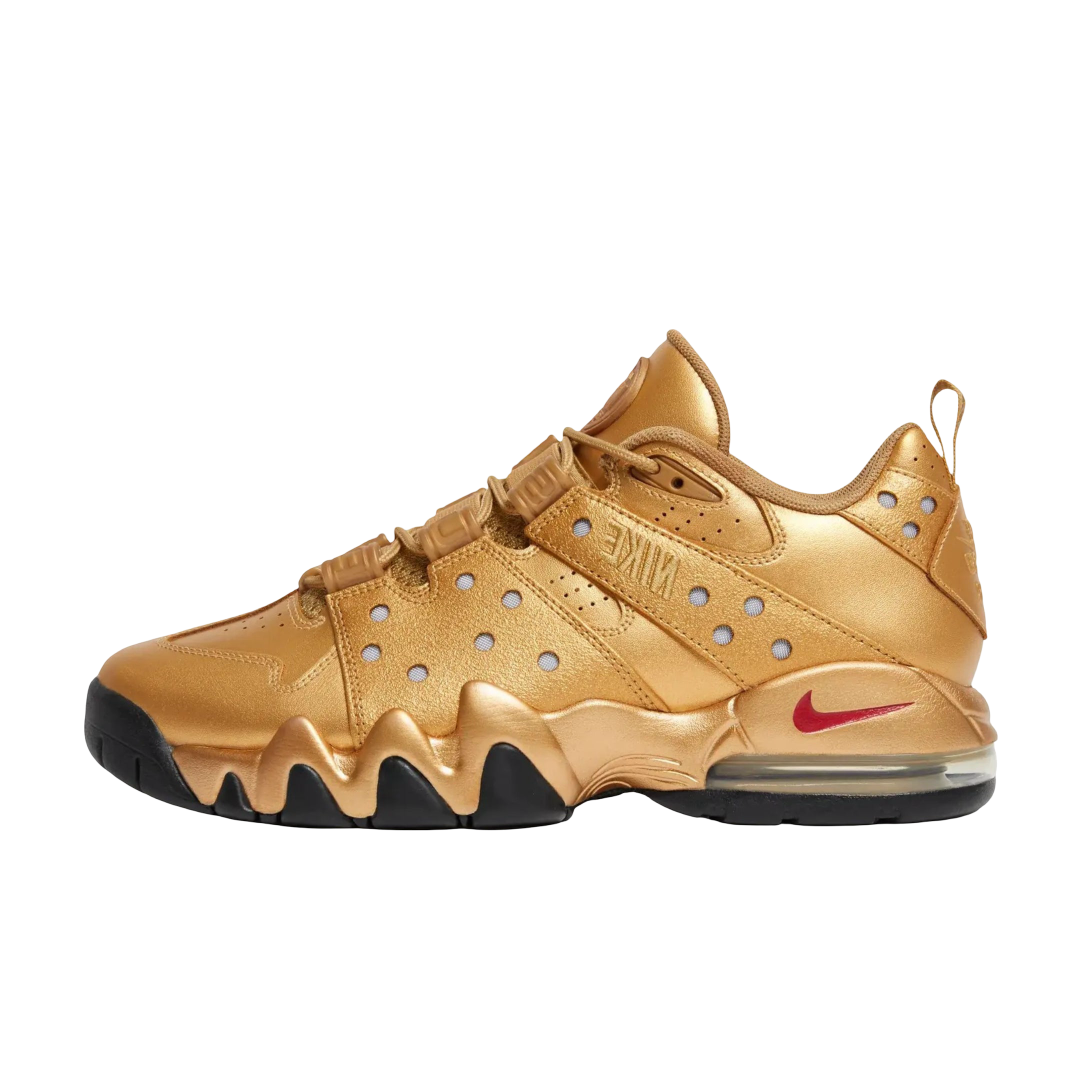(Men's) Nike SB Air Max 2 CB 94 Low x Supreme "Metallic Gold / Varsity Red" (2026) [IM4283-700] Sneakers in Gold | FOOT NINJAS {1}