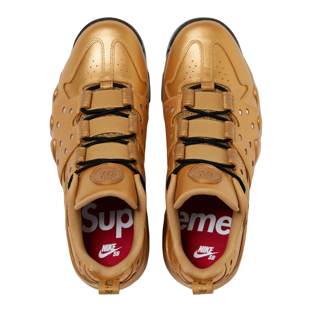 (Men's) Nike SB Air Max 2 CB 94 Low x Supreme "Metallic Gold / Varsity Red" (2026) [IM4283-700] Sneakers in Gold | FOOT NINJAS {4}