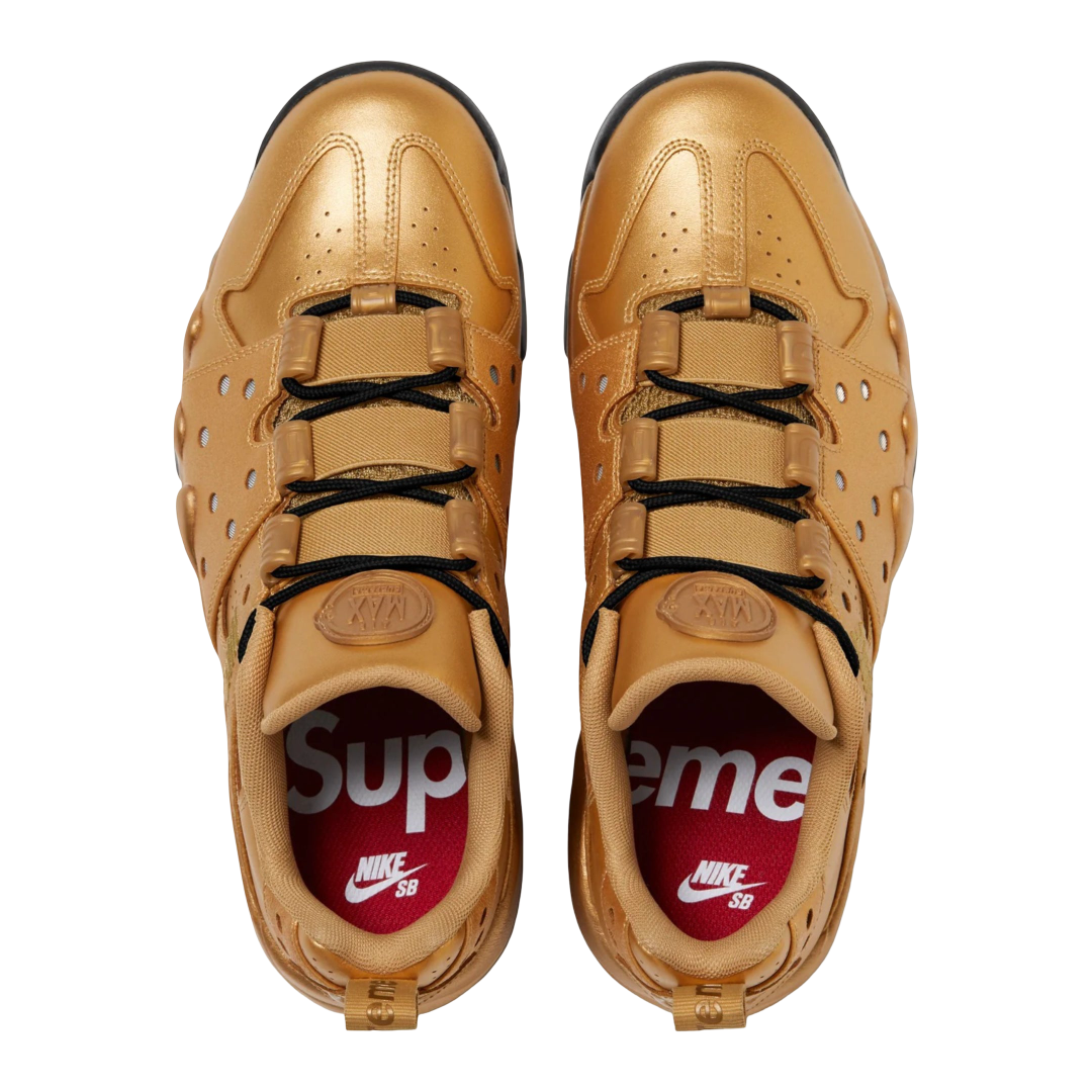 (Men's) Nike SB Air Max 2 CB 94 Low x Supreme "Metallic Gold / Varsity Red" (2026) [IM4283-700] Sneakers in Gold | FOOT NINJAS {4}