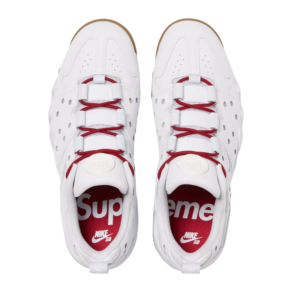 (Men's) Nike SB Air Max 2 CB 94 Low x Supreme "White / Varsity Red" (2026) [IM4283-100] Sneakers in Red | FOOT NINJAS {4}