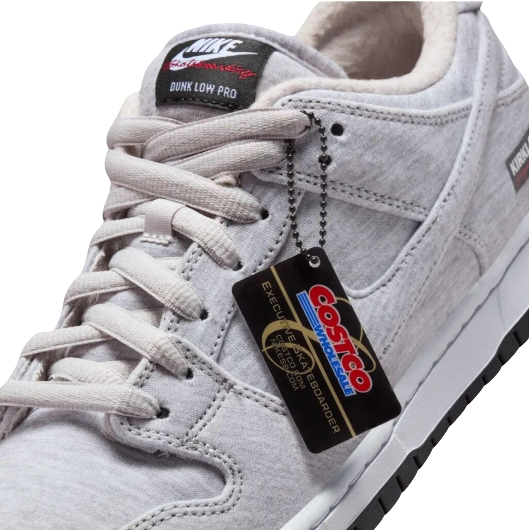 (Men's) Nike SB Dunk Low Pro QS x Costco "Kirkland Signature" (2026) [IF0673-001] Sneakers in Grey | FOOT NINJAS {8}
