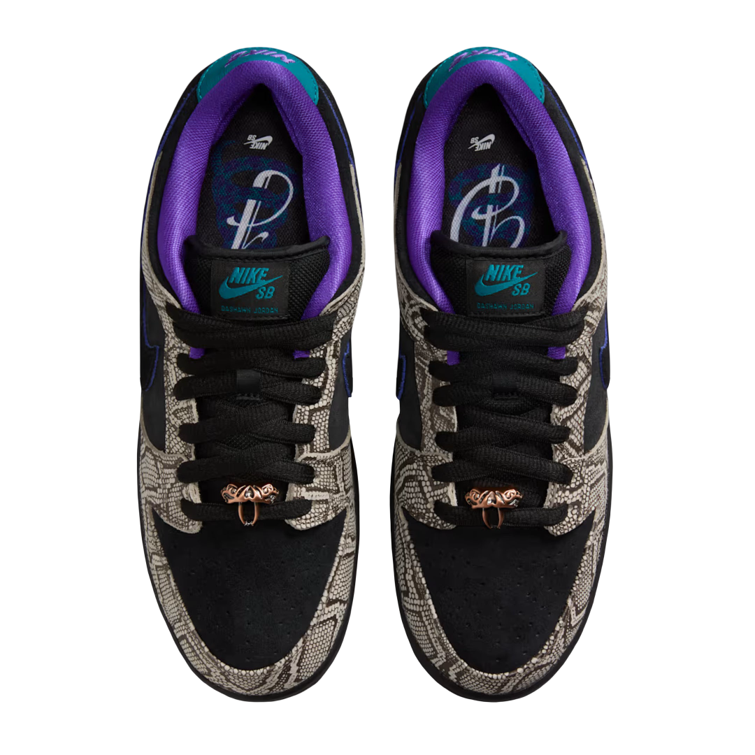(Men's) Nike SB Dunk Low Pro x Dashawn Jordan "Copperhead / Spruce Fierce" (2026) [IB6208-200] Sneakers in Multicolor | FOOT NINJAS {4}
