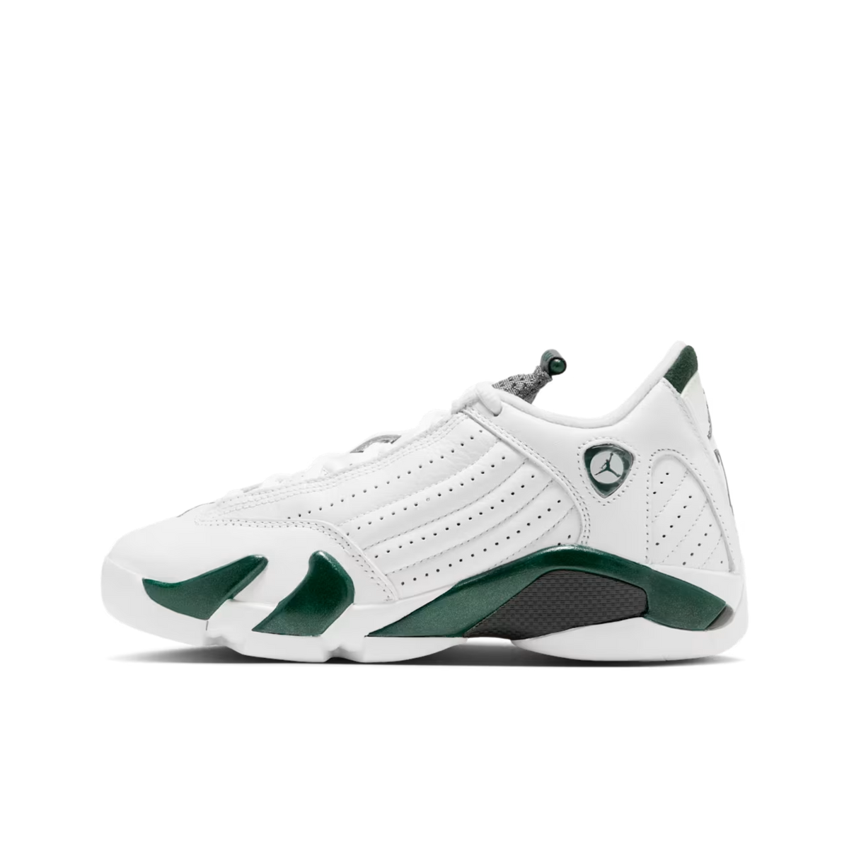 [PRE-ORDER] (GS) Air Jordan 14 Retro "Forest Green" (2026) [487524-300] Sneakers in White | FOOT NINJAS {1}