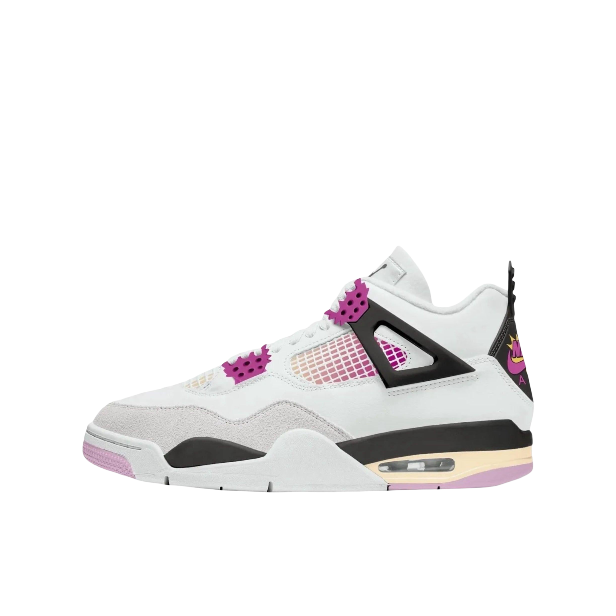 [PRE-ORDER] (GS) Air Jordan 4 Retro "Comic Dunk" (2026) Sneakers in White [] | FOOT NINJAS [1]
