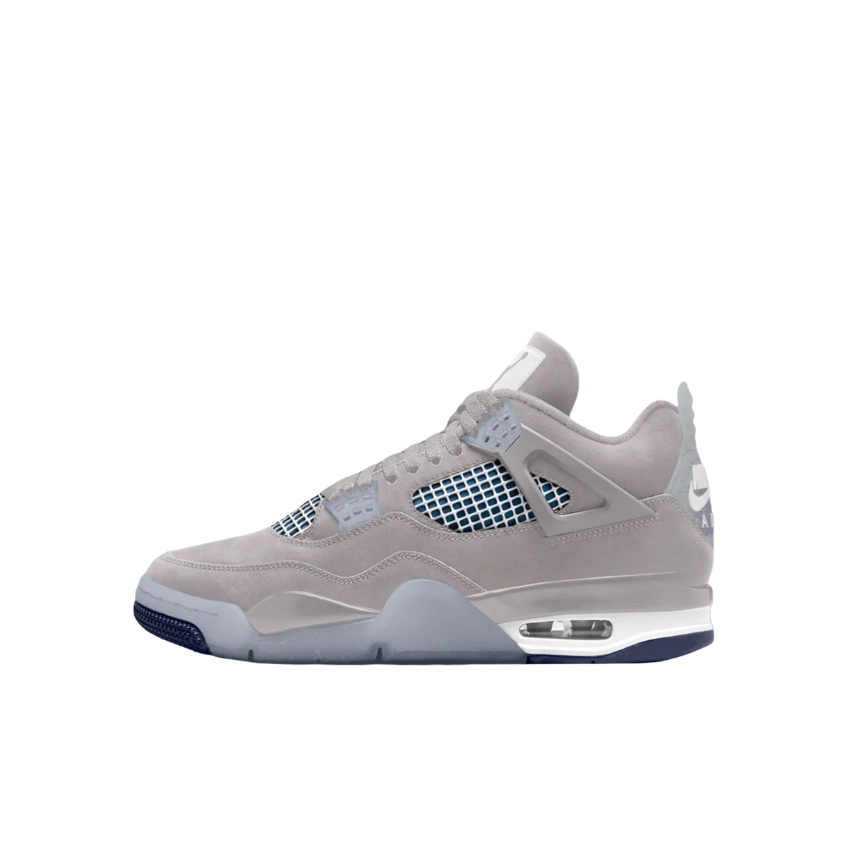 [PRE-ORDER] (GS) Air Jordan 4 Retro "Georgetown Hoyas" (2027) Sneakers in Grey | FOOT NINJAS {1}