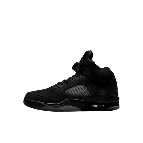 [PRE-ORDER] (GS) Air Jordan 5 Retro "Black Cat" (2027) Sneakers in Black | FOOT NINJAS {1}