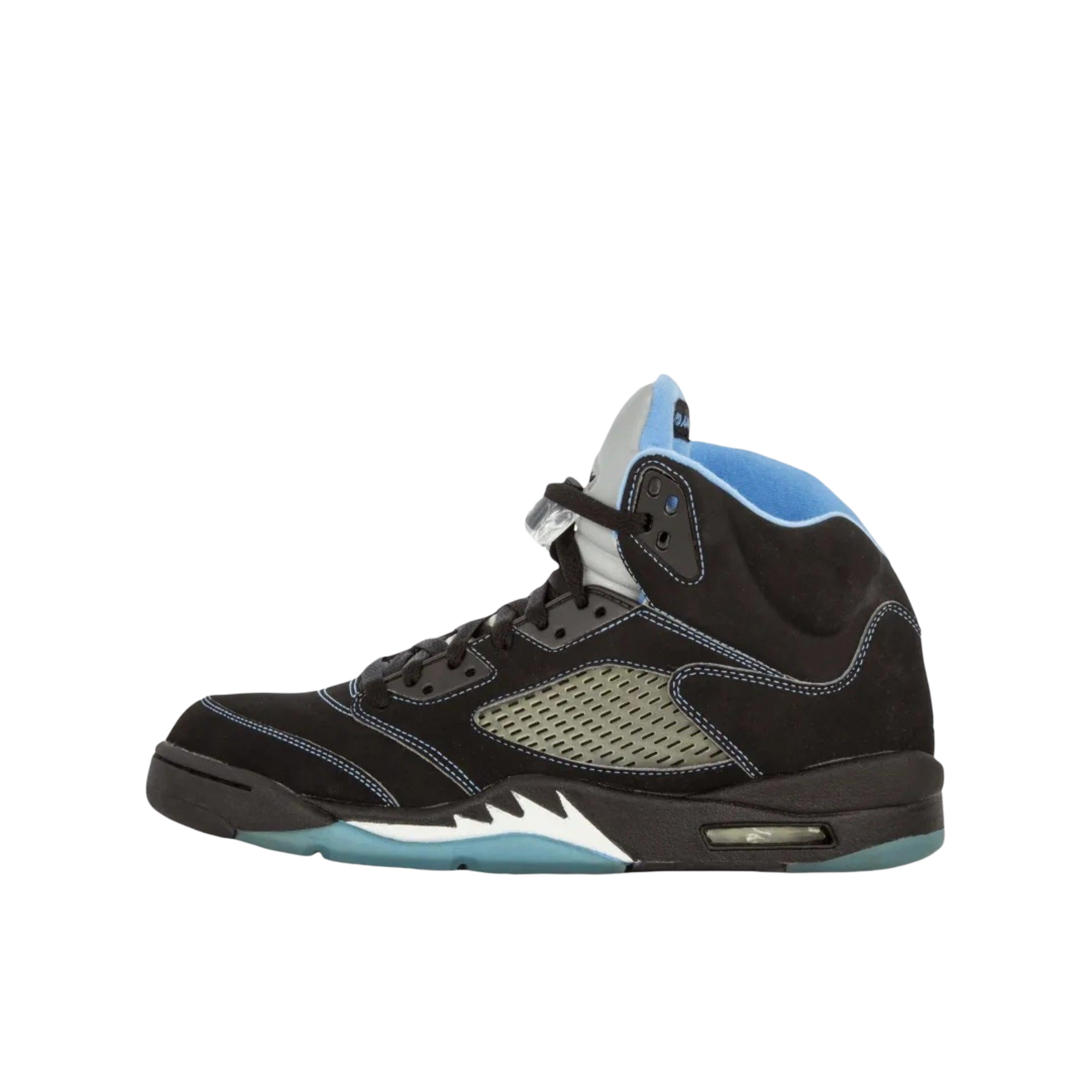 [PRE-ORDER] (GS) Air Jordan 5 Retro "Black / UNC University Blue" (2026) Sneakers in Black [440888-008] | FOOT NINJAS [1]