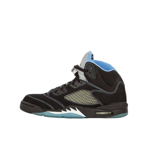 [PRE-ORDER] (GS) Air Jordan 5 Retro "Black / UNC University Blue" (2026) Sneakers in Black [440888-008] | FOOT NINJAS [1]