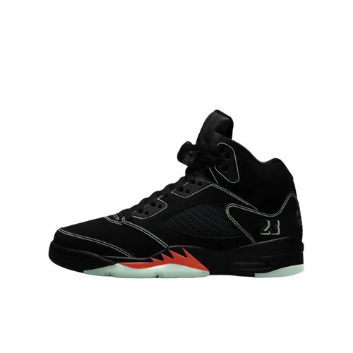 [PRE-ORDER] (GS) Air Jordan 5 Retro "Halloween" (2026) Sneakers in Black | FOOT NINJAS [1]