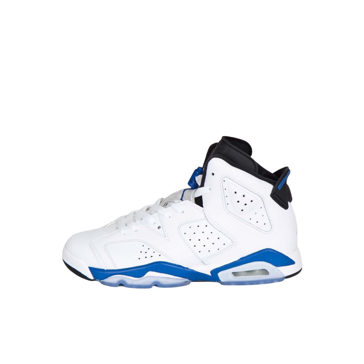 [PRE-ORDER] (GS) Air Jordan 6 Retro "White / Sport Blue" (2027) Sneakers in White | FOOT NINJAS {1}