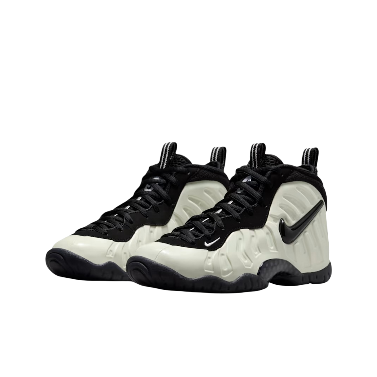 [PRE-ORDER] (GS) Nike Air Little Foamposite Pro PRM "Glow-In-The-Dark / Summit White" (2026) [IV7559-100] Sneakers in White | FOOT NINJAS {4}
