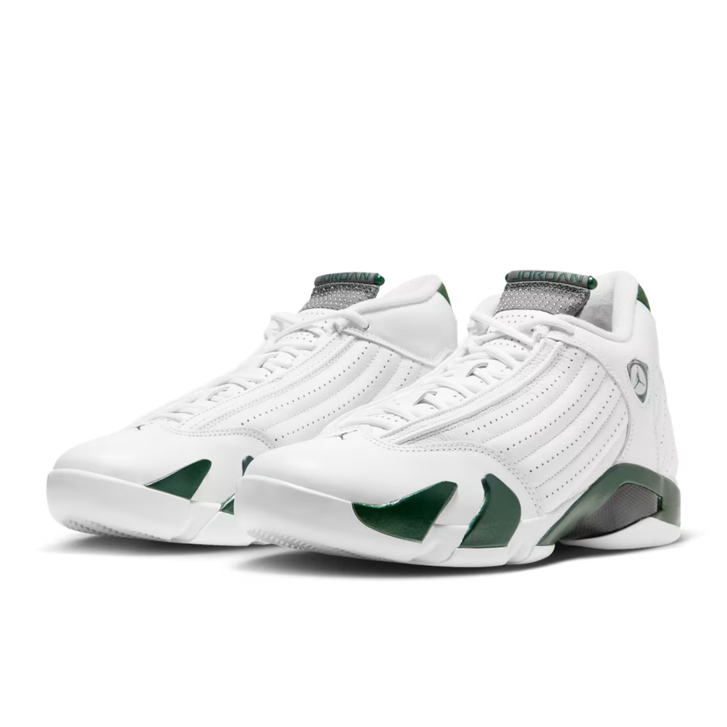 [PRE-ORDER] (Men's) Air Jordan 14 Retro "Forest Green" (2026) [487471-300] Sneakers in White | FOOT NINJAS {3}