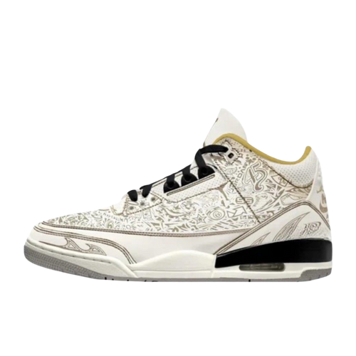 [PRE-ORDER] (Men's) Air Jordan 3 Retro "Laser" (2026) [IO2365-001] Sneakers in Beige | FOOT NINJAS [1]