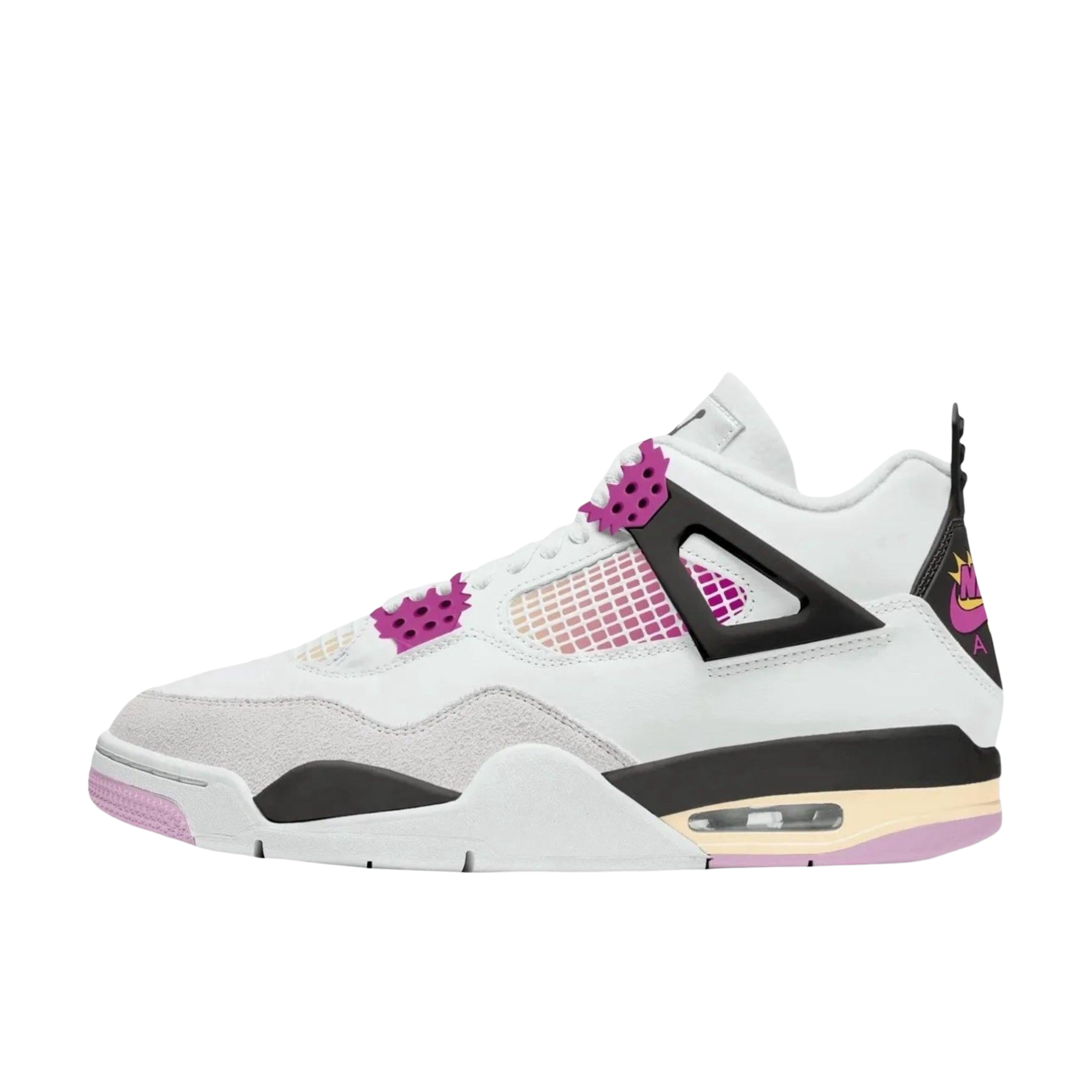 [PRE-ORDER] (Men's) Air Jordan 4 Retro "Comic Dunk" (2026) Sneakers in White [IO2362-100] | FOOT NINJAS [1]