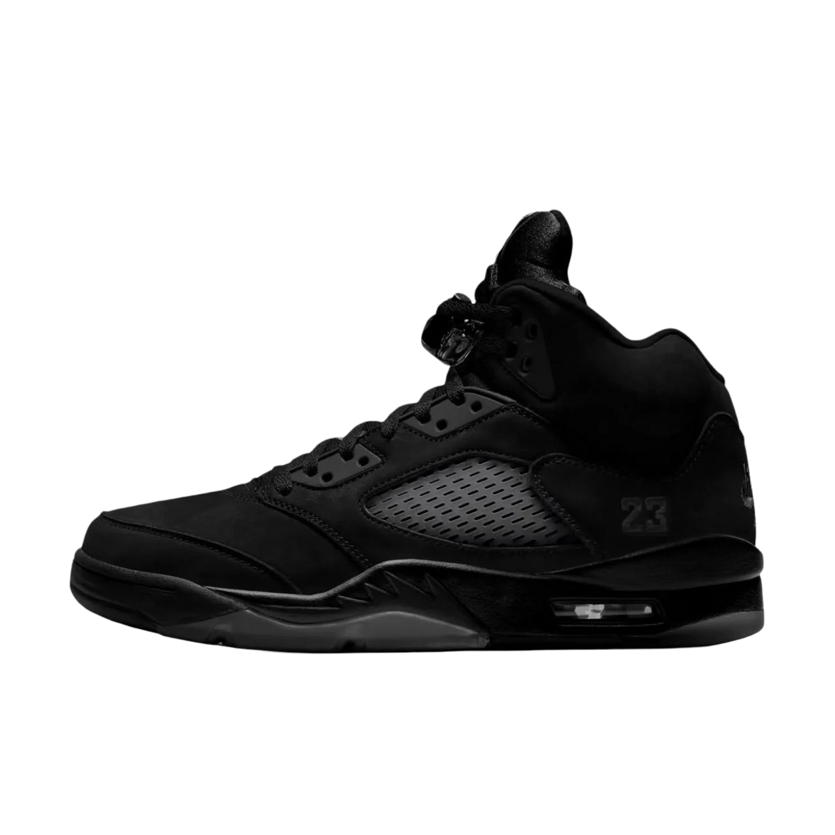 [PRE-ORDER] (Men's) Air Jordan 5 Retro "Black Cat" (2027) Sneakers in Black | FOOT NINJAS {1}