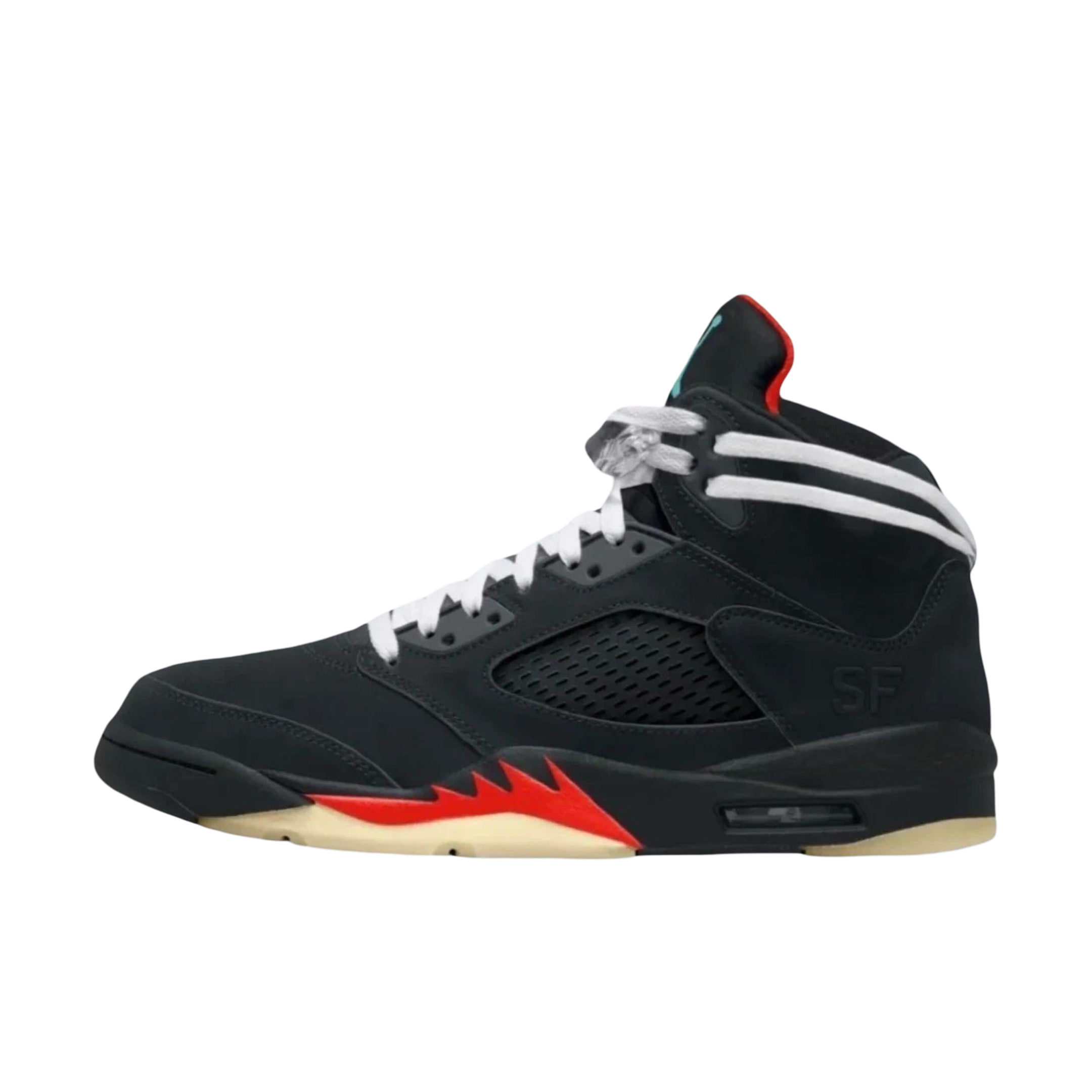 [PRE-ORDER] (Men's) Air Jordan 5 Retro x SoleFly "Black / Aurora Green" (2026) Sneakers in Black [IU0734-001] | FOOT NINJAS [1]