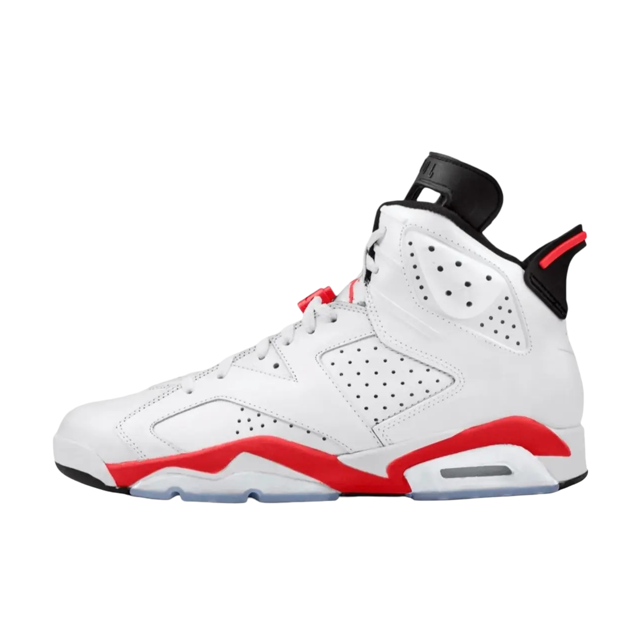 [PRE-ORDER] (Men's) Air Jordan 6 Retro "White / Infrared" (2026) Sneakers in White [CT8529-105] | FOOT NINJAS [1]