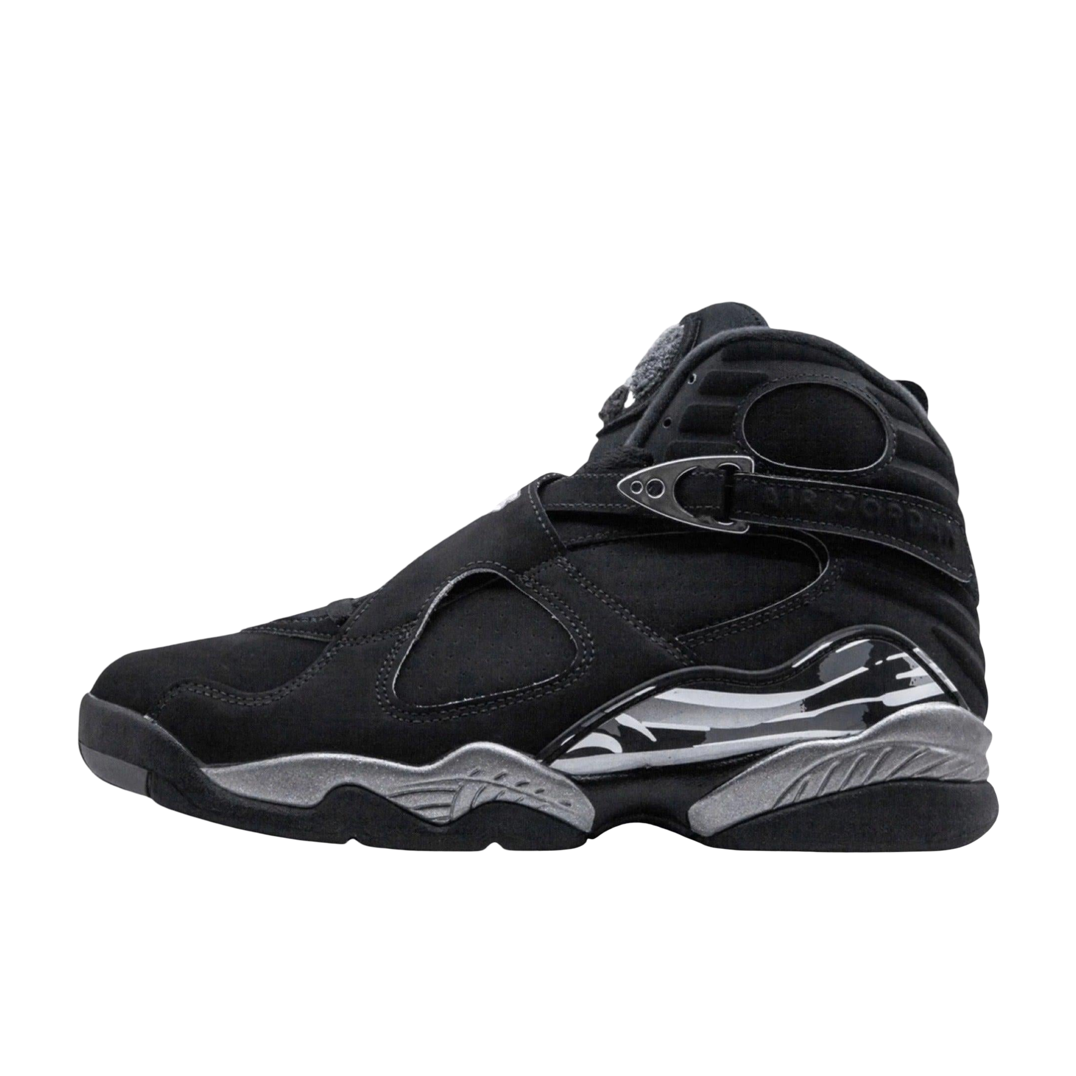 [PRE-ORDER] (Men's) Air Jordan 8 Retro "Chrome" (2026) Sneakers in Black [305381-007] | FOOT NINJAS [1]