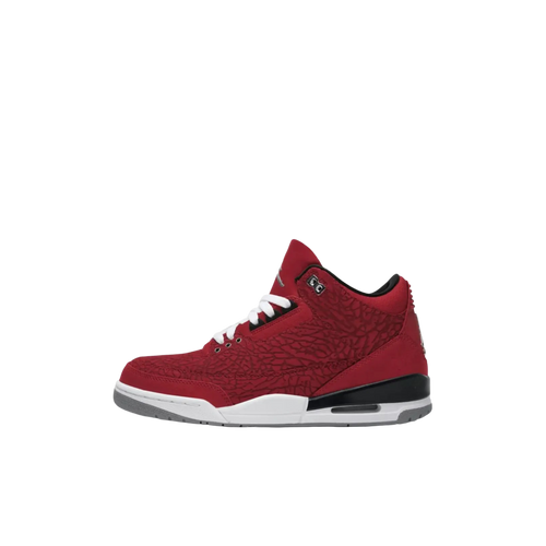 [PRE-ORDER] (PS) Air Jordan 3 Retro Flip "Varsity Red" (2027) Sneakers in Red | FOOT NINJAS {1}