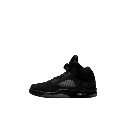 [PRE-ORDER] (PS) Air Jordan 5 Retro "Black Cat" (2027) Sneakers in Black | FOOT NINJAS {1}