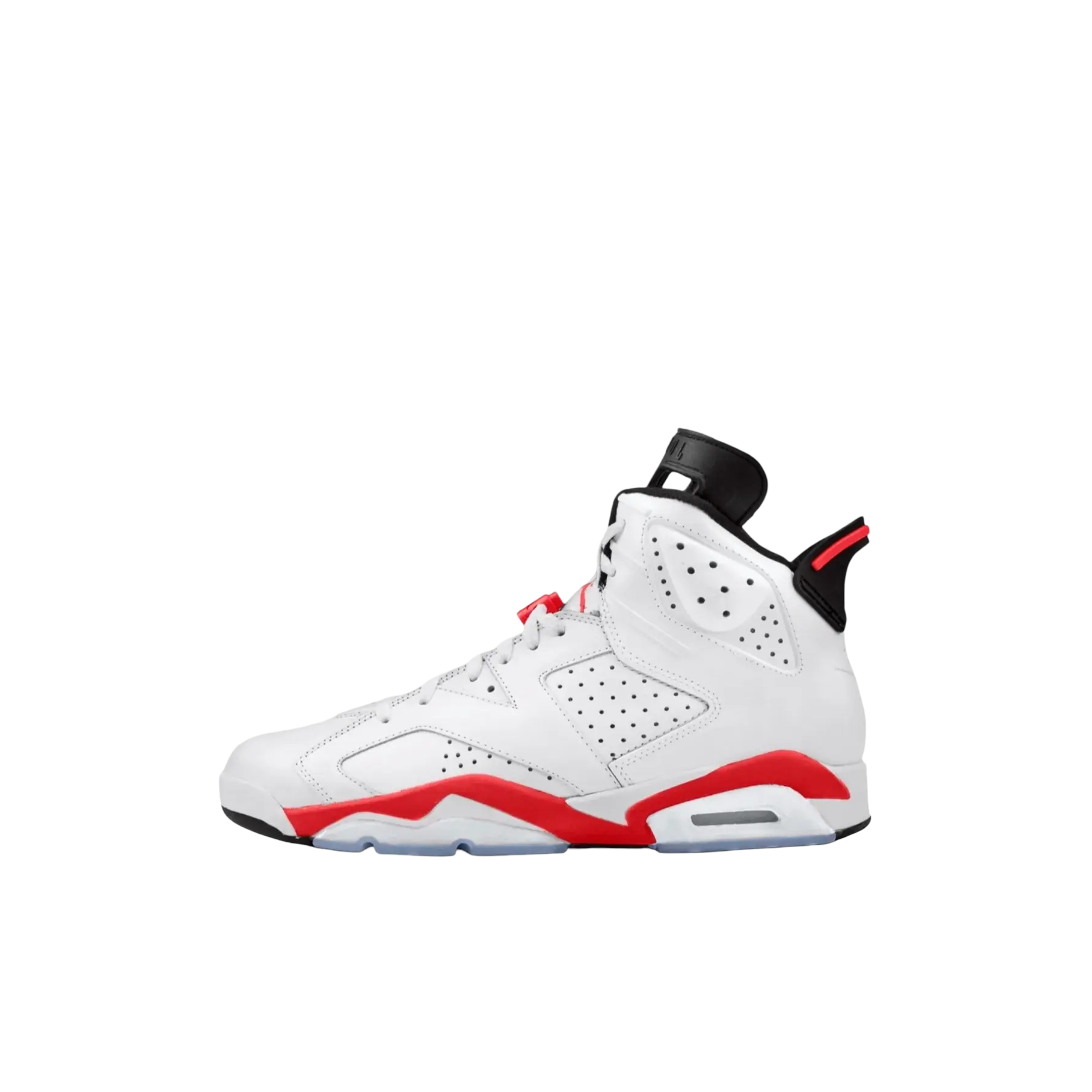 [PRE-ORDER] (PS) Air Jordan 6 Retro "White / Infrared" (2026) Sneakers in White [] | FOOT NINJAS [1]
