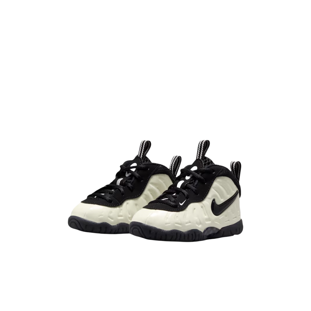 [PRE-ORDER] (TD) Nike Air Little Foamposite Pro PRM "Glow-In-The-Dark / Summit White" (2026) [IV7558-100] Sneakers in White | FOOT NINJAS {3}