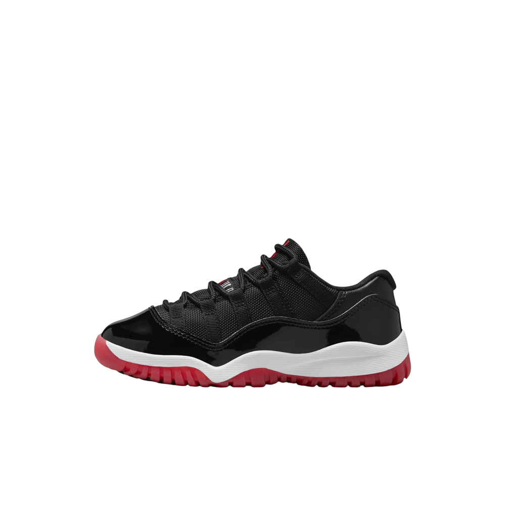 (PS) Air Jordan 11 Retro Low "Playoffs / Bred" (2025) [FV5116-006] Sneakers in Black | FOOT NINJAS {1}