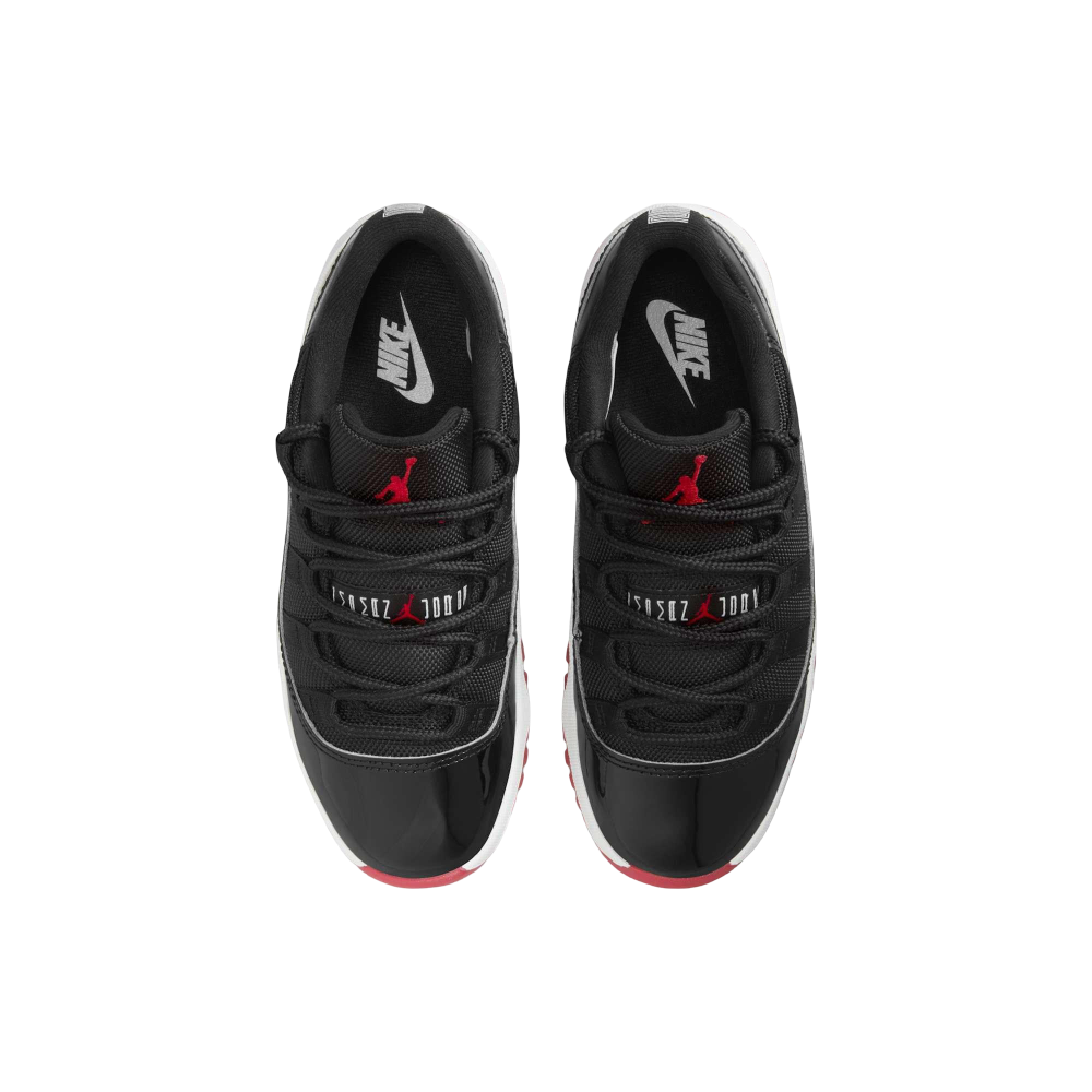 (PS) Air Jordan 11 Retro Low "Playoffs / Bred" (2025) [FV5116-006] Sneakers in Black | FOOT NINJAS {4}
