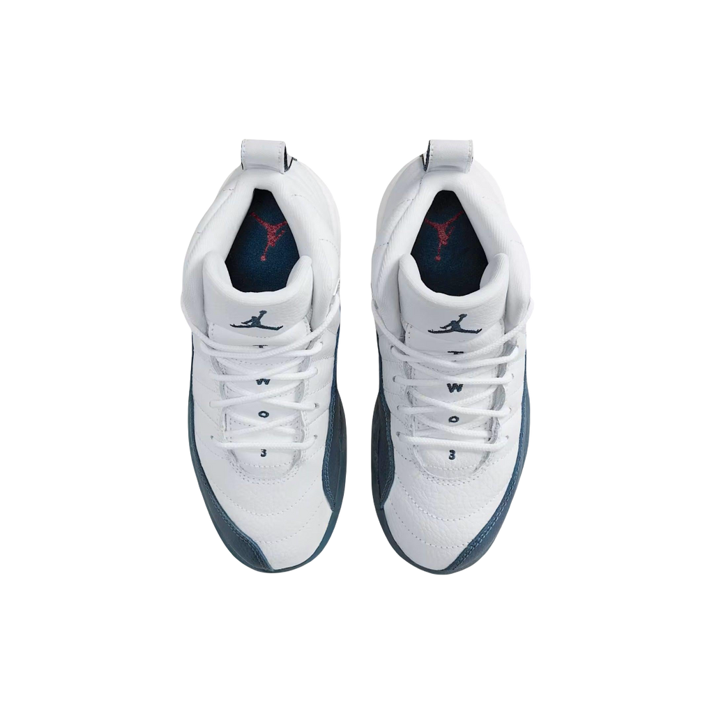 (PS) Air Jordan 12 Retro "White / French Blue" (2025) [151186-114] Sneakers in Blue | FOOT NINJAS {4}