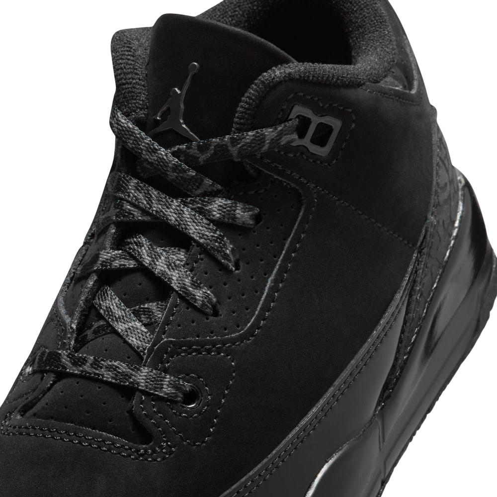 (PS) Air Jordan 3 Retro "Black Cat" (2025) [DM0966-001] Sneakers in Black | FOOT NINJAS {7}