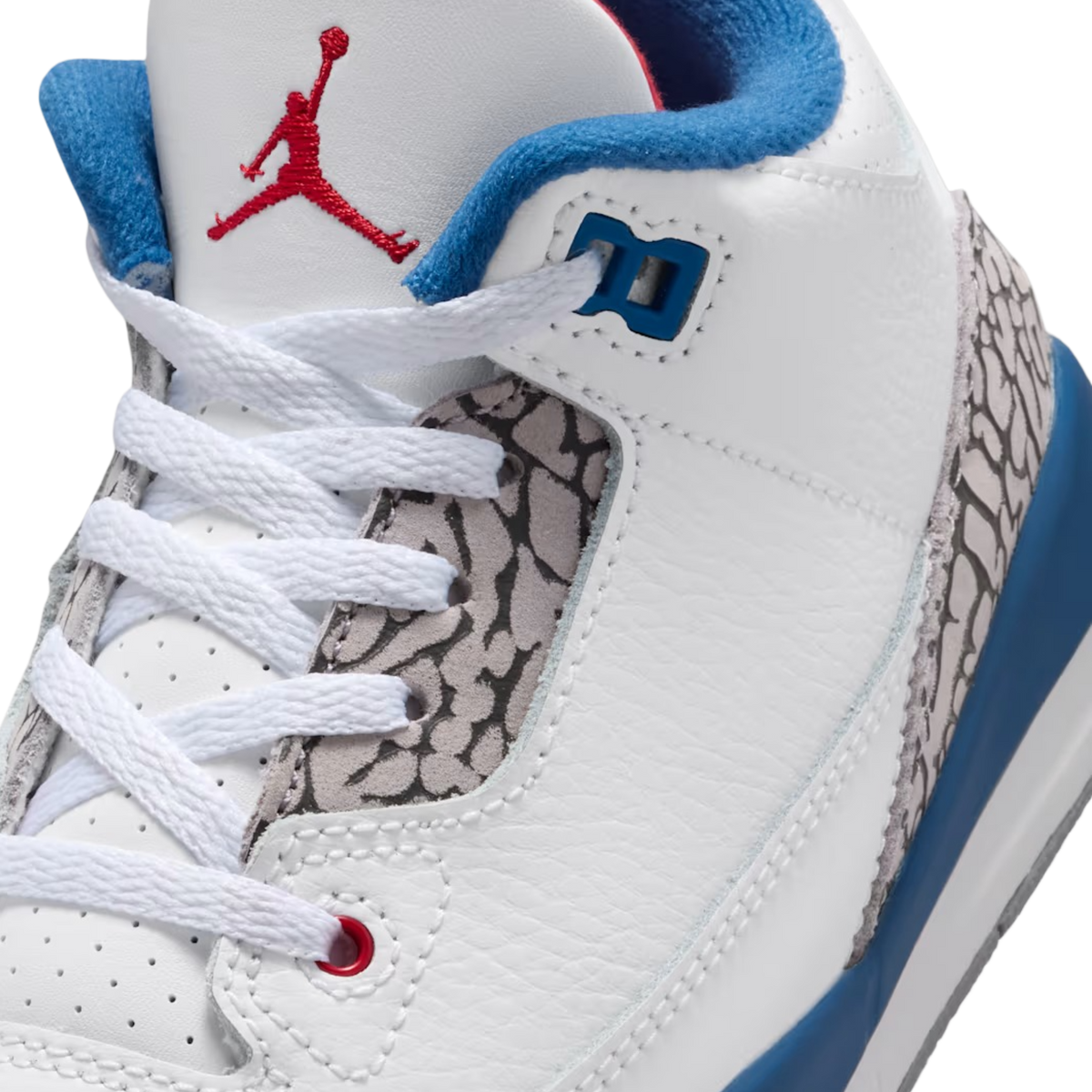 (PS) Air Jordan 3 Retro OG "True Blue" (2026) [DM0966-104] Sneakers in White | FOOT NINJAS {7}