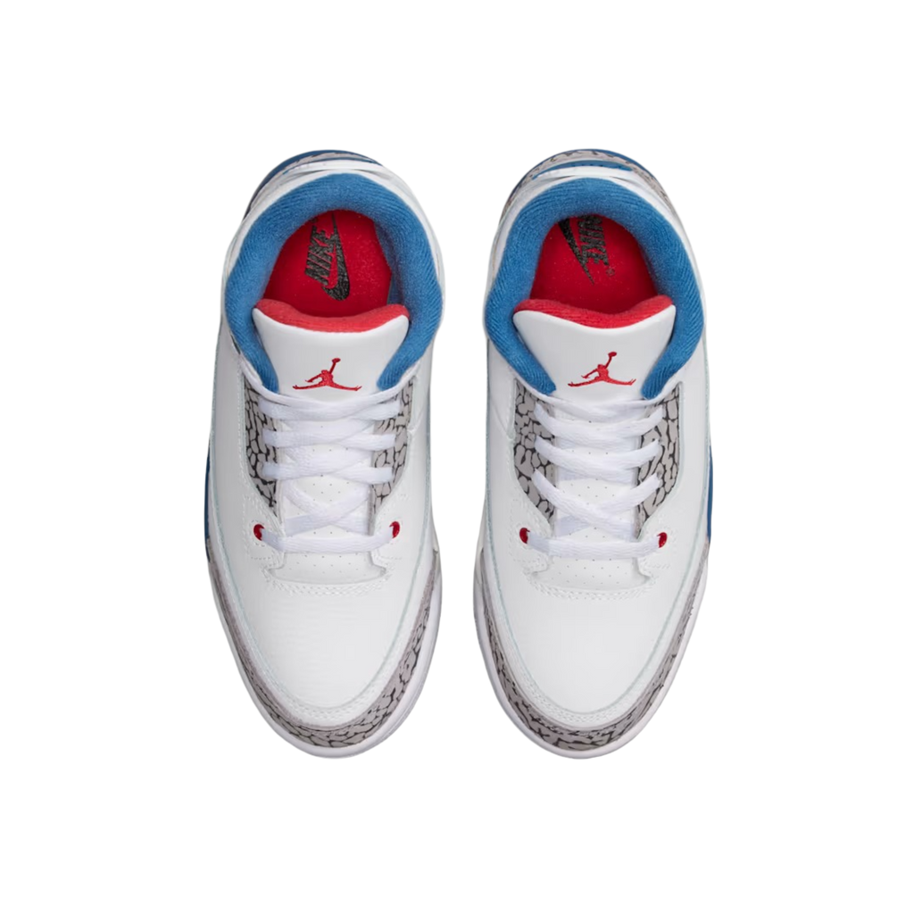(PS) Air Jordan 3 Retro OG "True Blue" (2026) [DM0966-104] Sneakers in White | FOOT NINJAS [4]